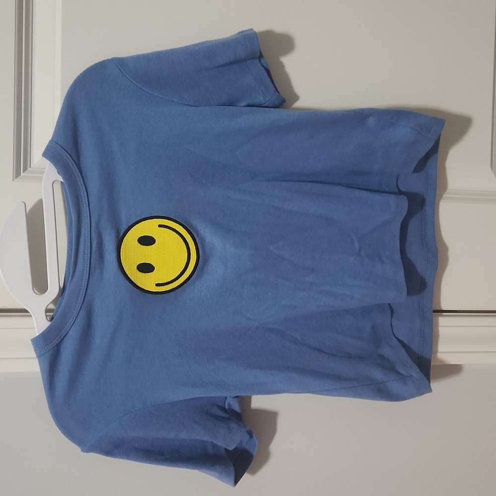 Blue Smiley Shirt
